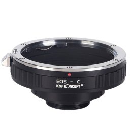 Adaptor montura K&F Concept EOS-C de la Canon EOS/EF la C-mount