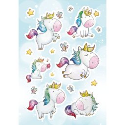 Herma: Set abțibilduri - Unicorni veseli