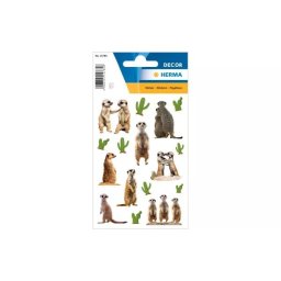 Herma: Autocolant decorativ cu model de suricată
