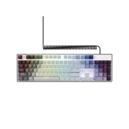 LORGAR Azar 514 RGB, Tastatură mecanică de gaming cu fir, albă.
