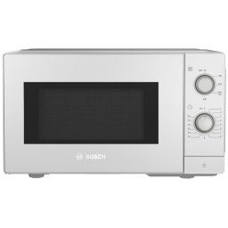 Cuptor cu microunde Bosch FFL020MW0 Series 2, Cuptor microunde, Alb 800W, Capacitate 20 litri, Panou mecanic, 5 trepte putere