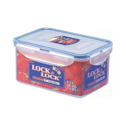 Recipient pentru alimente LOCK 1,1 l, albastru/transparent