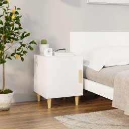 Noptiera, alb, lemn prelucrat GartenMobel Dekor