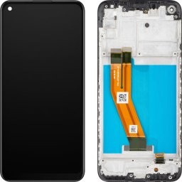 Piese si componente Display cu Touchscreen MP compatibil cu Samsung Galaxy M11 M115, cu Rama, Negru