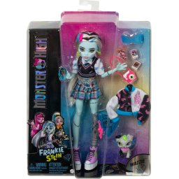 Mattel Papusa Monster High HHK53 – Frankie Stein cu animalut si accesorii