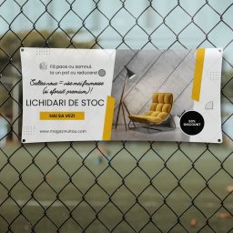 Banner personalizat - Magazin de mobila