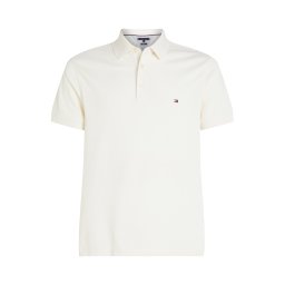 TOMMY HILFIGER Tricou 'CORE 1985' ecru / bleumarin / roșu / alb