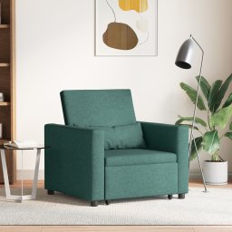 Canapea Folie 3 în 1 Convertible Verde Inchis GartenMobel Dekor