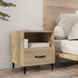 Noptiera, stejar sonoma, lemn prelucrat GartenMobel Dekor