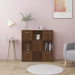 Biblioteca, stejar maro, 90x30x90 cm, lemn prelucrat GartenMobel Dekor