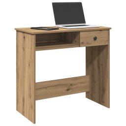 Birou, stejar artizanal, 80x40x75 cm, lemn prelucrat GartenMobel Dekor