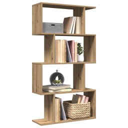 Biblioteca/separator 4 nivel stejar artizanal 70x24x129 cm lemn GartenMobel Dekor