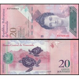 Venezuela 2011 - 20 bolivares, necirculata