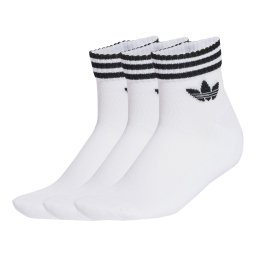 ADIDAS ORIGINALS Șosete '3-Stripes Ankle 3 Pairs' negru / alb