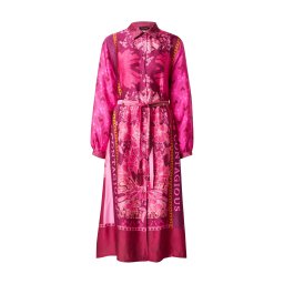 miss goodlife Rochie tip bluză 'Contagious Flowers' portocaliu / roz / roz închis / alb