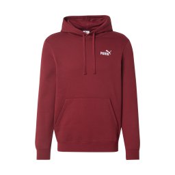 PUMA Hanorac sport 'ESS No. 1' roşu închis / alb