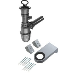 Sifon pentru chiuveta din inox, ZYK_0100 Finisaj: Oțel periat ZXY_9965