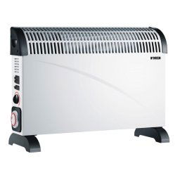 CONVECTOR HEATER CH-6000 Încălzitor cu convector,2000 W, Alb,Ventilator incorporat cu functie Turbo Fan