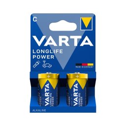 Bateriei alcalină 2 buc. Varta 4914121422 LONGLIFE POWER LR14/C 1,5V