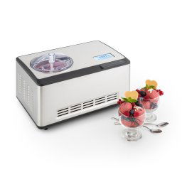 Klarstein Dolce Bacio, aparat pentru înghețată, compresor, 2l display LCD din oțel inoxidabil (TK49-DolceBacio-WH)