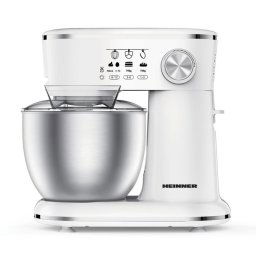Mixer cu bol HEINNER HPM-1000WHCH, 1000W, 12 Viteze, Alb