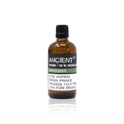 Ulei de baza organic 100% natural Ancient Wisdom, Samburi de strugure (Grapeseed), 100ml