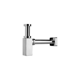 JIKA H3747300040001 - Sifon pentru lavoar CUBITO, crom lucios, cu profil pătrat