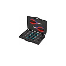 Cutie pentru Clesti Electronici KNIPEX cu Unelte pentru Lucru cu Componente Electronice