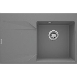 Evora Chiuvetă din granit, 1-cuvă cu picurător - stânga Finisaj: Antracit ZQJ_S11L