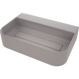 ARNIKA Lavoar din granit, blat, cu gaură pentru baterie - capac scurgere Finisaj: Antracit CQA_SU6S