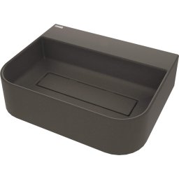 ARNIKA Lavoar din granit, blat, cu gaură pentru baterie - capac scurgere Finisaj: Antracit CQA_TU5S