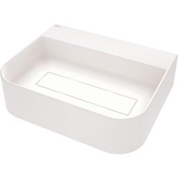 ARNIKA Lavoar din granit, blat, cu gaură pentru baterie - capac scurgere Finisaj: Alb CQA_AU5S