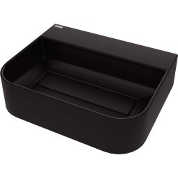 ARNIKA Lavoar din granit, blat, cu gaură pentru baterie - capac scurgere Finisaj: Negru CQA_NU5S