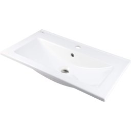 Tubo Lavoar ceramic, încastrat, cu gaură pentru baterie Finisaj: Alb CTU_636M