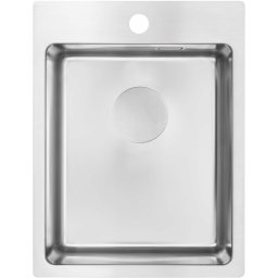 Olfato Chiuvetă din inox, 1-cuvă Finisaj: Oțel periat ZPO_010E