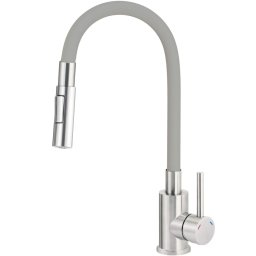 Luno Baterie pentru bucătărie, cu pipă elastică - 2 Funcții Finisaj: Antracit BOC_S740
