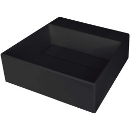 Correo Lavoar din granit, blat, cu gaură pentru baterie - capac scurgere Finisaj: Negru CQR_NU4M