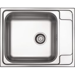Soul Chiuvetă din inox, 1-cuvă cu picurător ZEO_311B