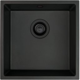 Corda Chiuvetă din granit, 1-cuvă, montare sub blat Finisaj: Negru ZQA_N10A