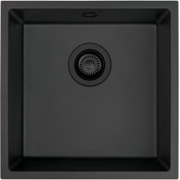 Corda Chiuvetă din granit, 1-cuvă, montare sub blat Finisaj: Negru ZQA_G10A
