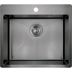 Olfato Precious Chiuvetă din inox, 1-cuvă Finisaj: Antracit ZPO_D10B