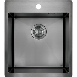Olfato Precious Chiuvetă din inox, 1-cuvă Finisaj: Antracit ZPO_D10A