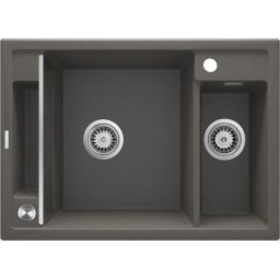 Magnetic Chiuvetă magnetică din granit, 1,5-cuve Finisaj: Antracit ZRM_T503