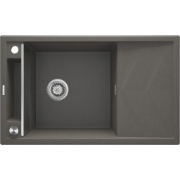 Magnetic Chiuvetă magnetică din granit, 1-cuvă cu picurător Finisaj: Antracit ZRM_T113