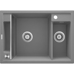 Magnetic Chiuvetă magnetică din granit, 1,5-cuve Finisaj: Antracit ZRM_S503