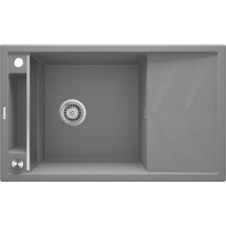 Magnetic Chiuvetă magnetică din granit, 1-cuvă cu picurător Finisaj: Antracit ZRM_S113