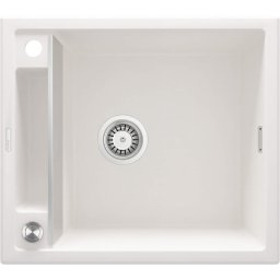 Magnetic Chiuvetă magnetică din granit, 1-cuvă Finisaj: Alb ZRM_A103