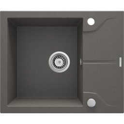 Andante Chiuvetă din granit, 1-cuvă cu picurător Finisaj: Antracit ZQN_T11A