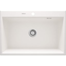 Eridan Chiuvetă din granit, 1-cuvă Finisaj: Alb ZQE_A103