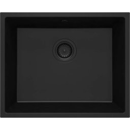 Corda Chiuvetă din granit, 1-cuvă, montare sub blat Finisaj: Negru ZQA_N10C